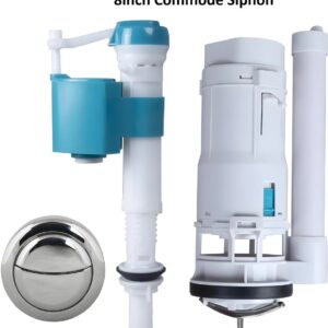 Water-Saving Plastic Dual Flush Valve with Flush tank lever